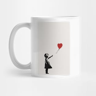 Banksy Girl With Red Balloon Mug